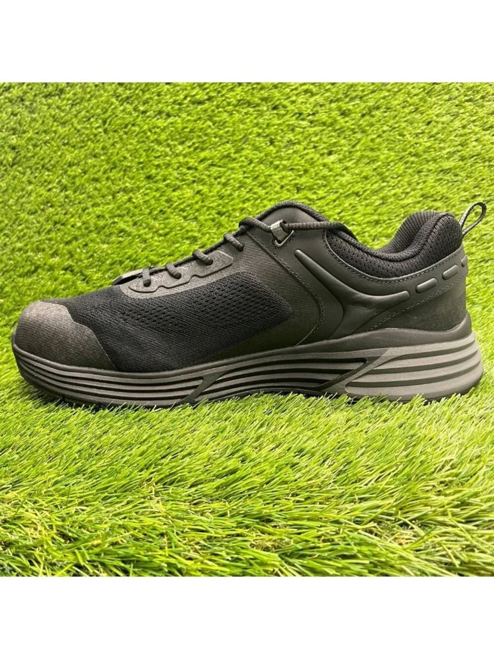 Georgia Boot DuraBlend Sport Mens Size 12 Black Composite Nano Toe Work Shoes